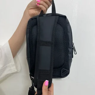 کیف کراس بادی مینیمال طرح Bange مشکی - کد bgm7795 - نمای پشت