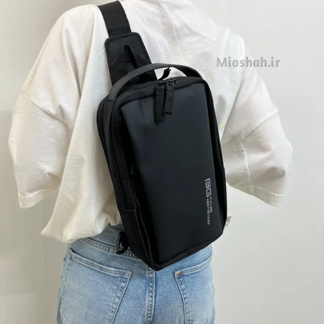 استایل بادی بگ برزنتی اورسایز اسپرت مشکی مدل BGB7090