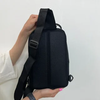 پشت بادی بگ برزنتی اورسایز اسپرت مشکی مدل BGB7090