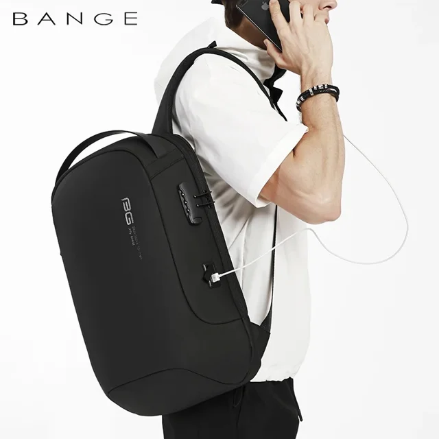 تن خور کوله پشتی مردانه ضدسرقت Bange-7225