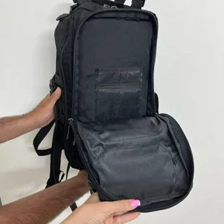 تقسیم بندی داخلی کوله پشتی تاکتیکال مردانه مشکی | کد TAC4525