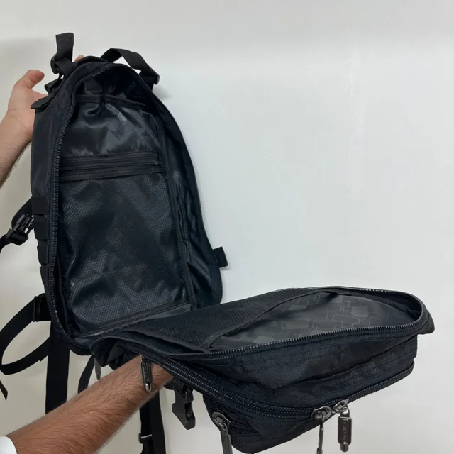 دسترسی ۱۸۰ درجه کوله پشتی تاکتیکال مردانه مشکی | کد TAC4525