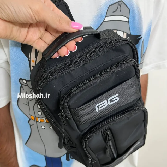 دسته محکم بادی بگ اسپرت مردانه مشکی کد BG2030