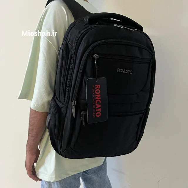 تن خور کوله پشتی Roncato مشکی کد BP8001