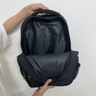 محفظه اصلی جادار کوله پشتی دانشجویی پسرانه Alexa رنگ مشکی
