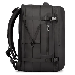 کوله پشتی مسافرتی بنج Bange BG-1909 اصل با زیپ افزایش حجم به ۴۵ لیتر