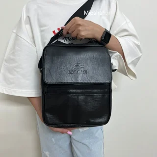 استایل کیف دوشی مردانه لاگوست سایز بزرگ