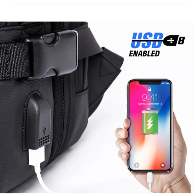 پورت شارژر usb کوله پشتی مسافرتی بنج ۱۹۰۸
