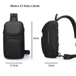 ابعاد بادی بگ اورجینال BANGE مدل BG-7565 مشکی