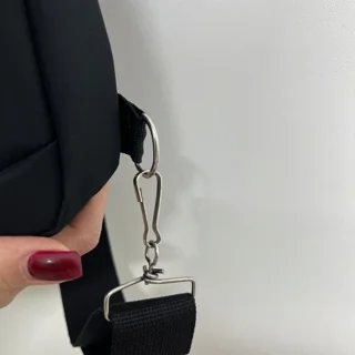 جزئیات بادی بگ دیبا مدل ۲۰۲۶ مشکی نارنجی - کد diba002