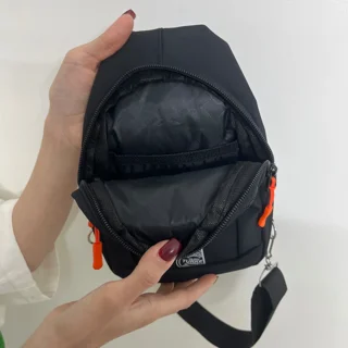 داخل بادی بگ دیبا مدل ۲۰۲۶ مشکی نارنجی - کد diba002